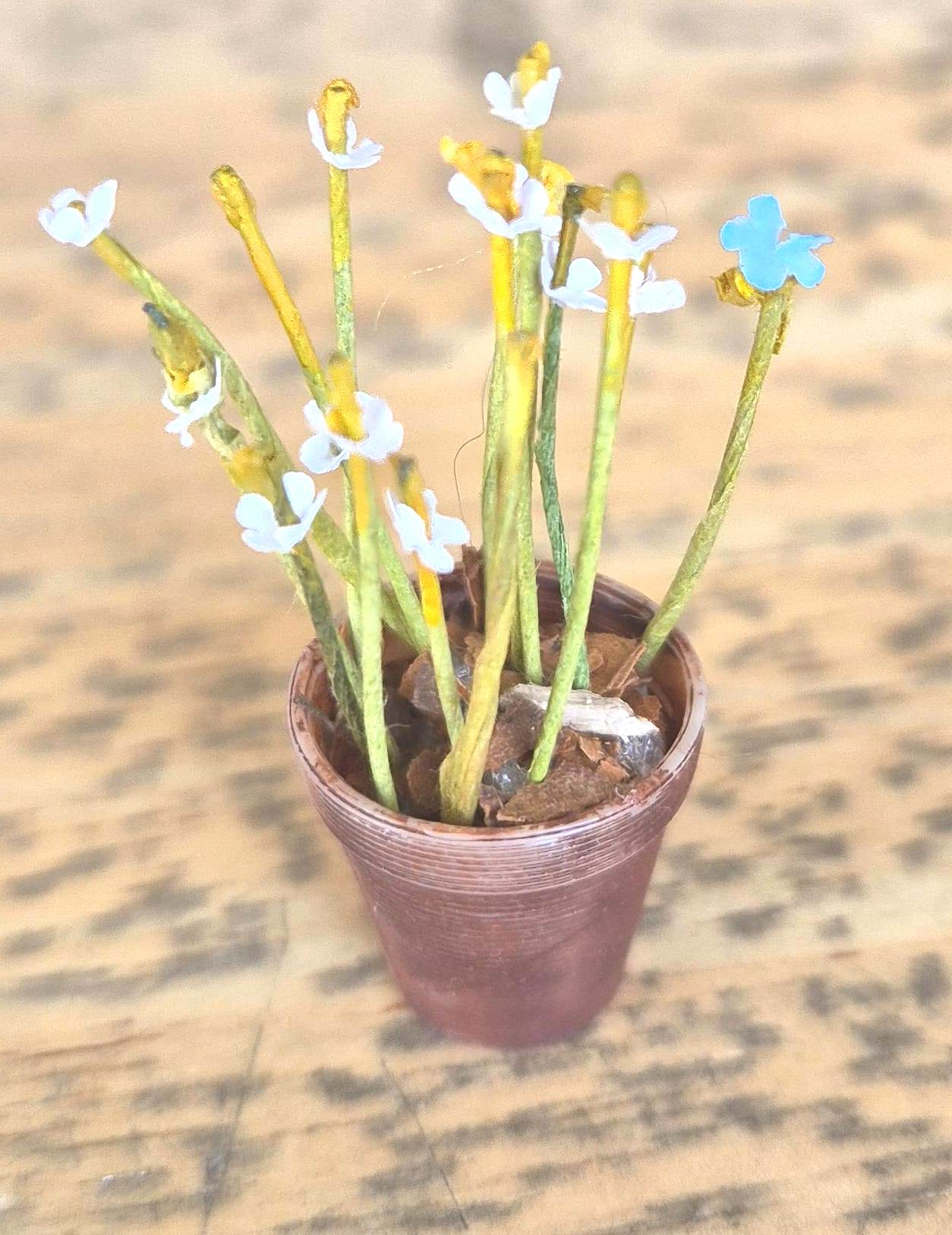 Blue Flowers by Caroline