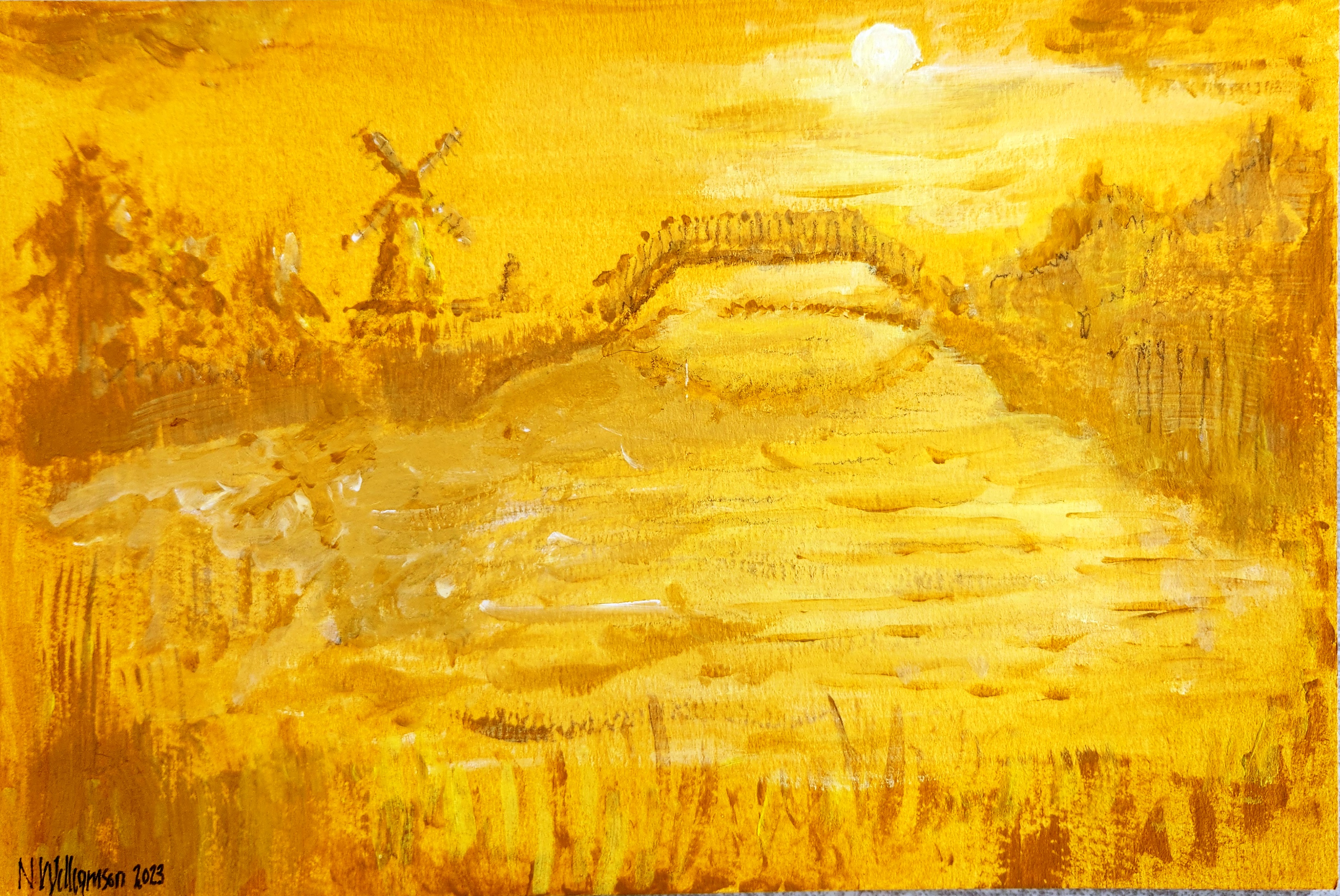 Golden Windmill by Neil