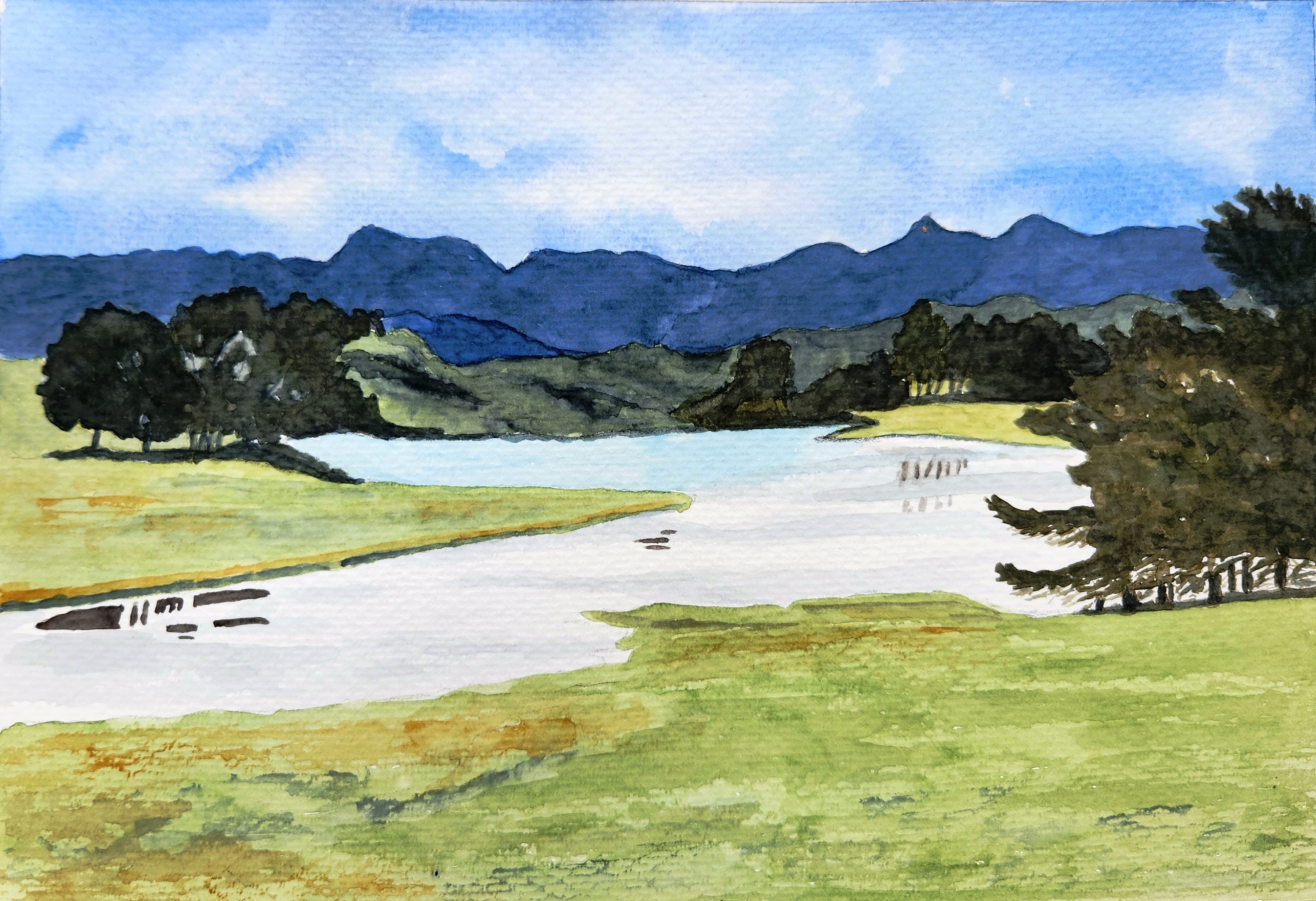 Mountain Lake by Pat