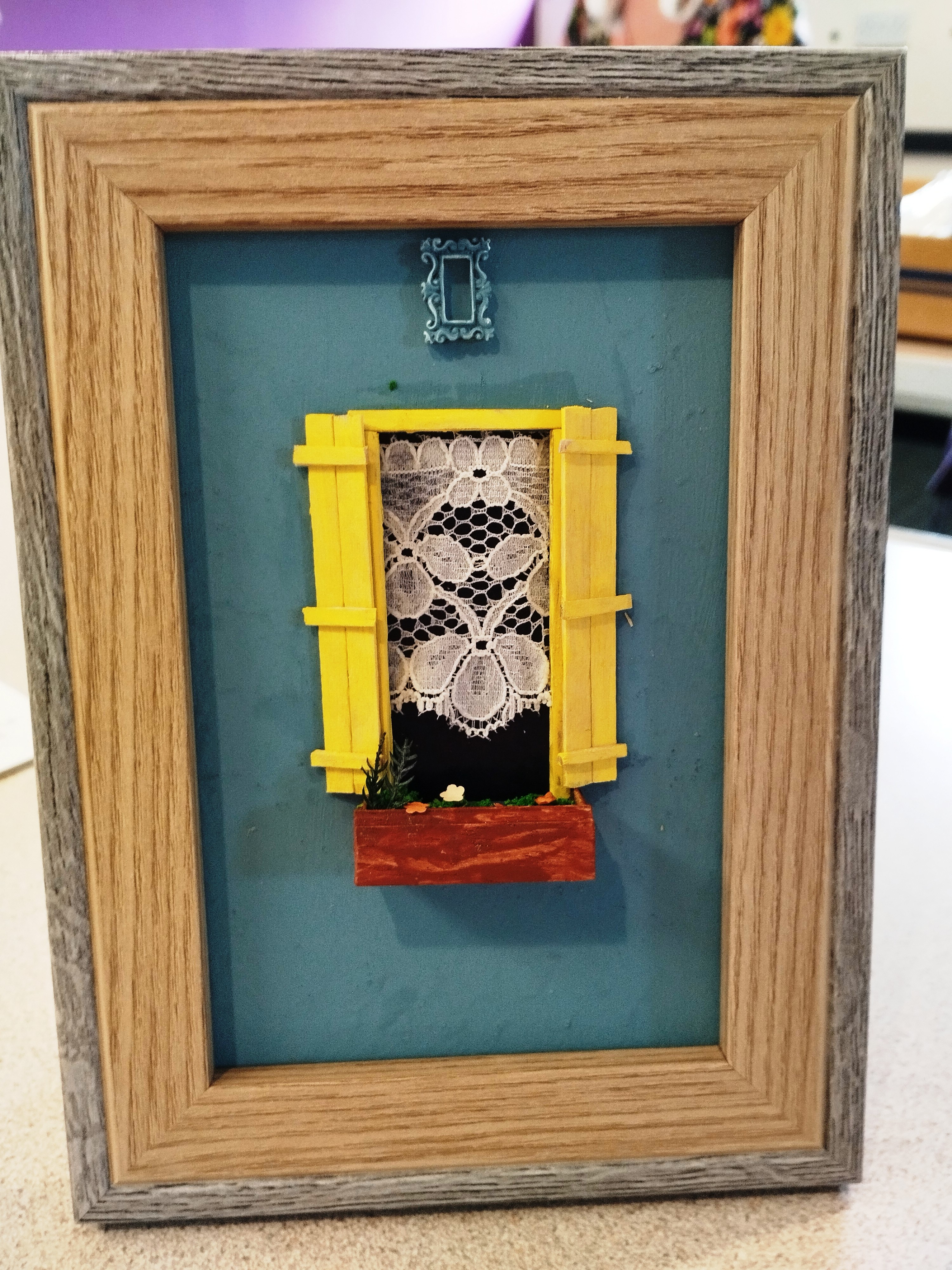 Window in a Frame by Barbara