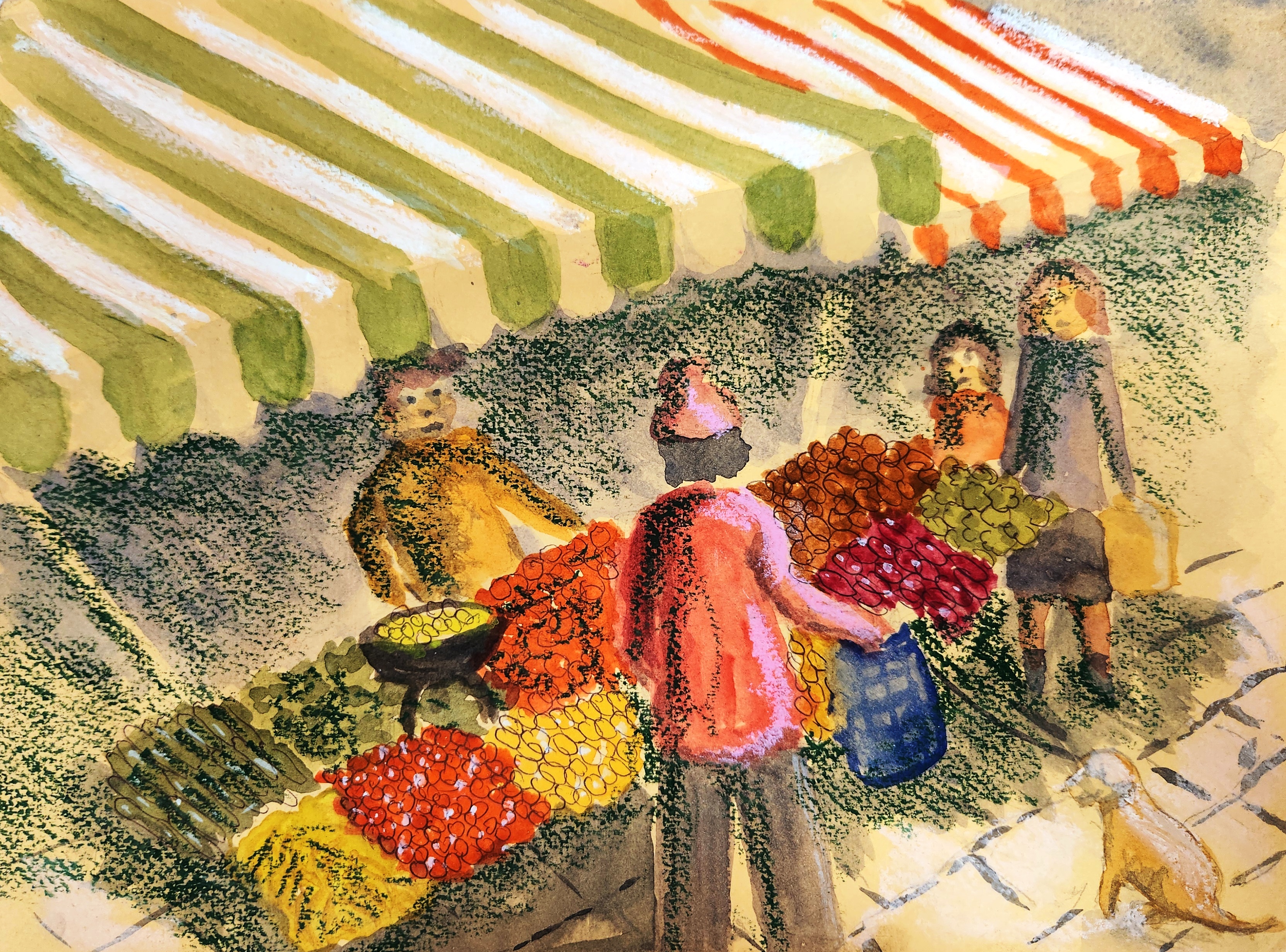 Market Stall by Maggie