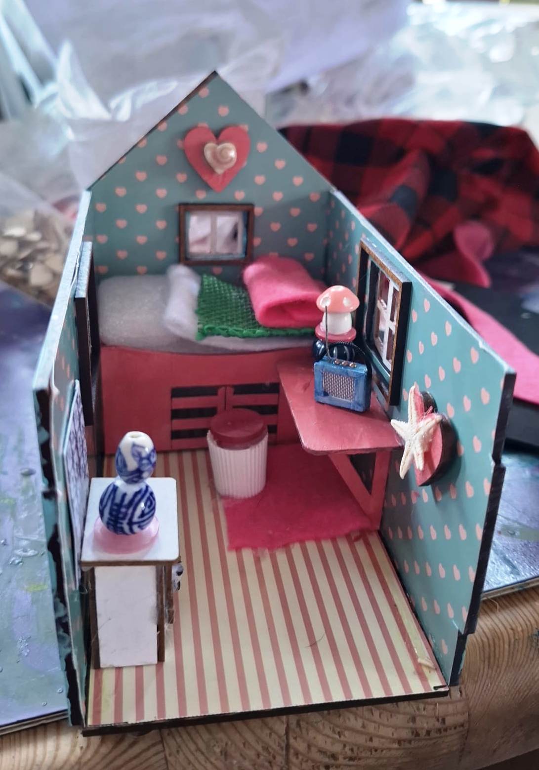 Shepard Hut Interior by Alison